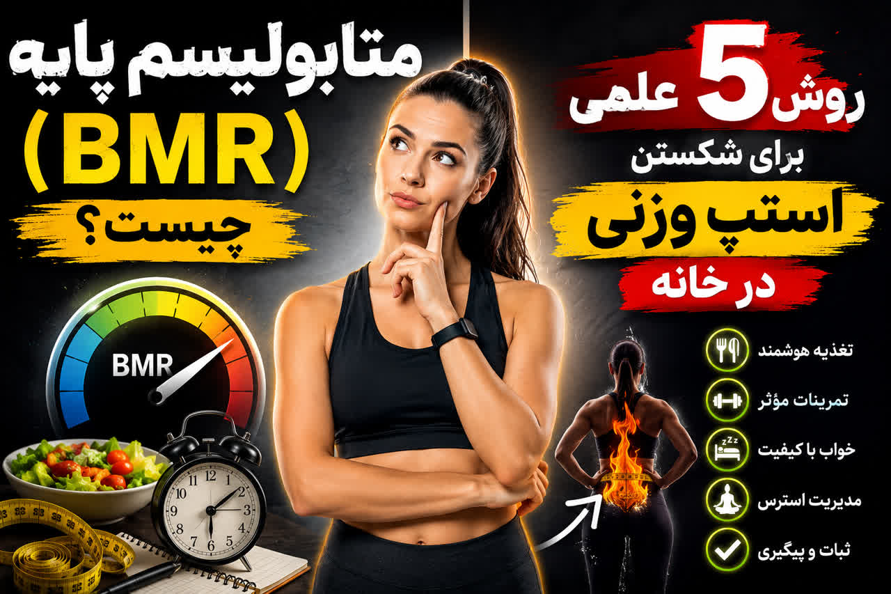متابولیسم پایه (BMR) چیست؟ ۵ روش علمی برای شکستن استپ وزنی در خانه